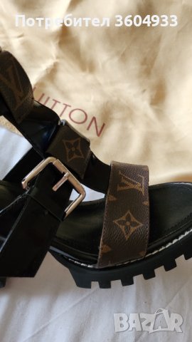 Чисто нови сандали Louis Vuitton , снимка 7 - Сандали - 42133025