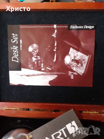 часовник и преспапие дизайнерски ръчна изработка, антикварен уникат, АRT GALLERY, снимка 3 - Антикварни и старинни предмети - 31629278