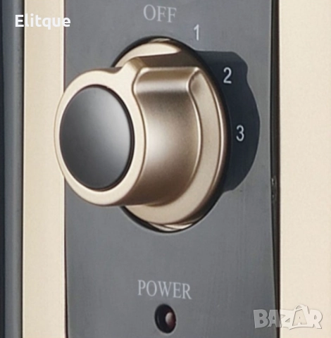 Радиатор,2500W,11 ребра,3 степени,Поставка за дрехи,Регулируем термостат, снимка 3 - Друга електроника - 52832145