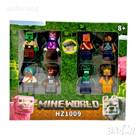 Minecraft Мини Фигурки Комплект – Герои, Играчки, Колекционерски Set