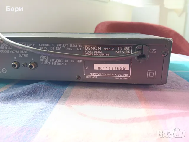DENON TU-450 Стерео тунер, снимка 12 - Радиокасетофони, транзистори - 49039148