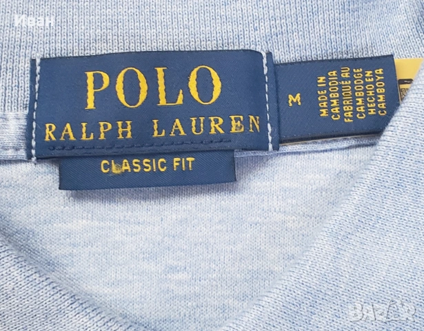 Нови оригинални фланелки Polo Ralph Lauren, classic fit – 100% памук, размер L и М, снимка 9 - Тениски - 54027711