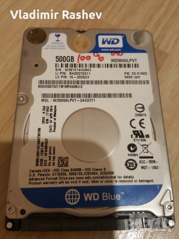 Хард диск за лап топ 5 броя по 500 ГБ, снимка 4 - Твърди дискове - 35129914