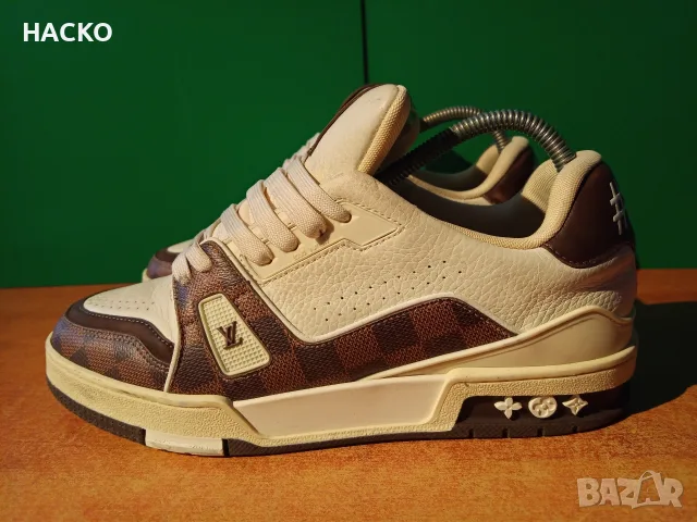 Louis Viltton Vuitton Trainer Номер 40 Стелка 26 100% Оригинални Внос от Англия