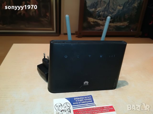 HUAWEI MTEL-4G РУТЕР С 2 СИВИ АНТЕНИ 1708211131, снимка 6 - Рутери - 33838374