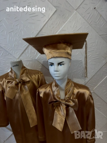 Тога и шапка за завършване на детска градина, снимка 2 - Детски рокли и поли - 53937306