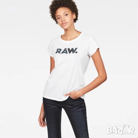 Нова тениска G star Deasty Straight T-Shirt, оригинал, снимка 5 - Тениски - 30988484