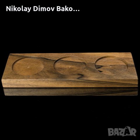 Свещник "тип Буре" Свещници от дърво - орех, снимка 10 - Декорация за дома - 31268544