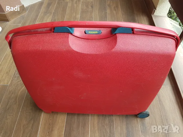 Голям куфар Samsonite Magnum, поликарбонат, с шифър за заключване
