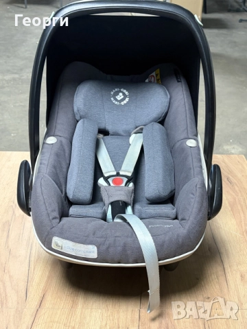 Детско столче Maxi-Cosi Pebble Plus i-Size 45–75 см, снимка 4 - Столчета за кола и колело - 56243903