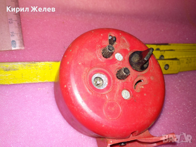 SLAVA MADE in USSR Стар ДЕТСКИ КОЛЕКЦИОНЕРСКИ РУСКИ БУДИЛНИК МЕХАНИЧЕН ЧАСОВНИК СЛАВА СССР 21994, снимка 4 - Антикварни и старинни предмети - 44540001