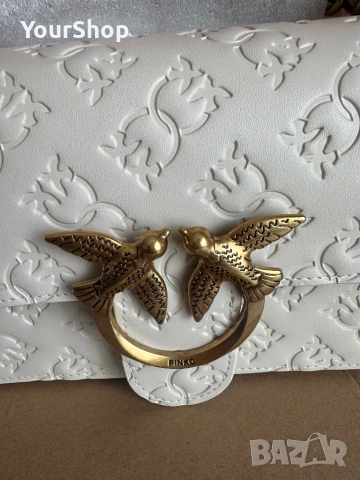 PINKO Love One Mini Dc – оригинална кожена чанта | НОВА , снимка 4 - Чанти - 54048703