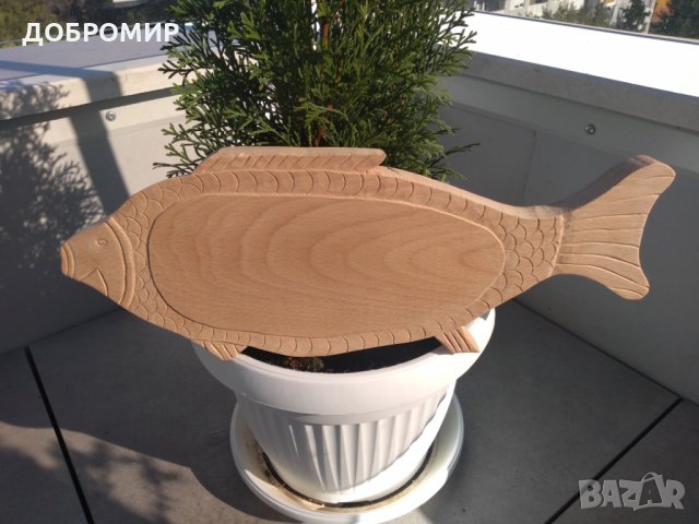 Бутикови дъски за рязане на мезета шаран и глиган.