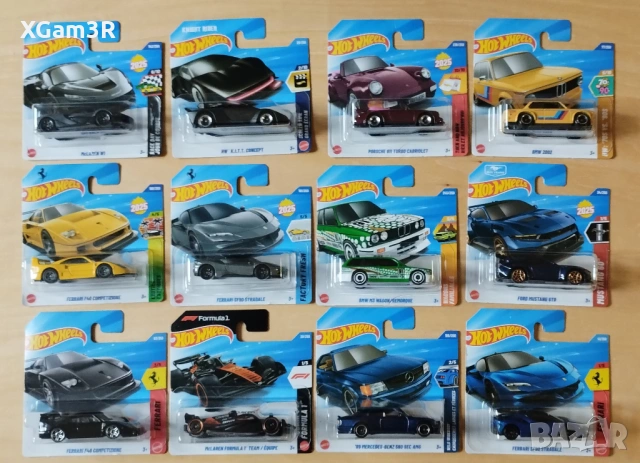 Hot Wheels, Ferrari, Bmw, Porsche