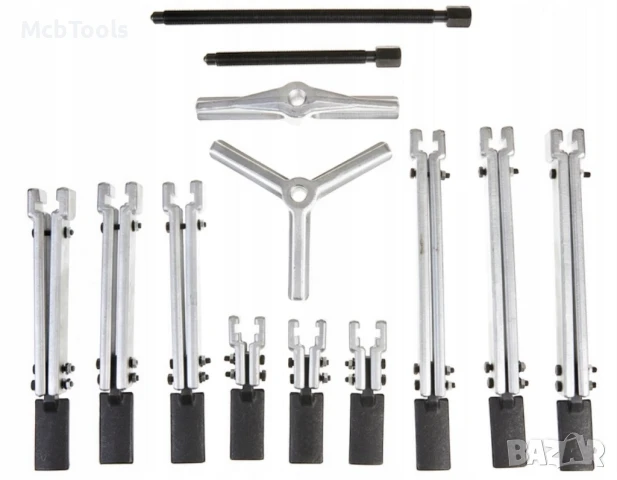 Комплект скоби за избиване на лагери 13 части HAWEK, снимка 5 - Други инструменти - 51123995