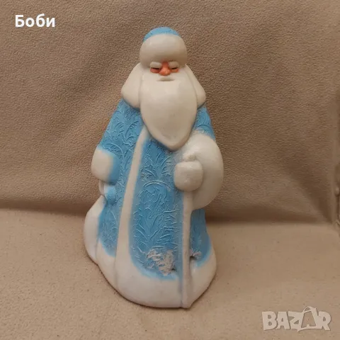 Стара Голяма Пластмасова Руска Играчка Дядо Мраз 