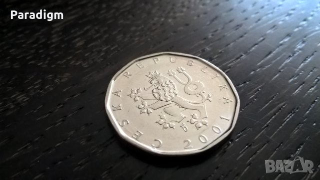 Монета - Чехия - 2 крони | 2001г., снимка 3 - Нумизматика и бонистика - 29336752