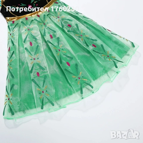 Рокля на принцеса Ана от Замръзналото кралство , снимка 8 - Детски рокли и поли - 52510440