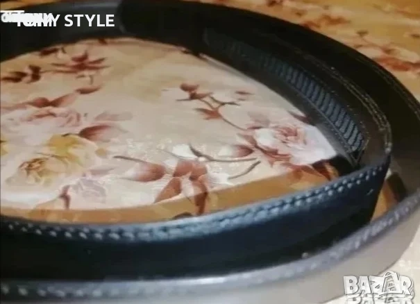 MONIKA VALENTINO Оригинал Италиански Дамски Автоматичен Колан от Естествена Кожа Нов 120см, снимка 4 - Колани - 51644601