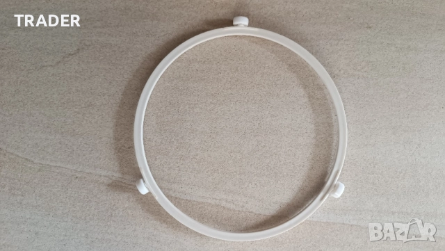 Чиния за микровълнова печка фурна 27 cm , ролер ринг колелца стойка чиния , снимка 3 - Микровълнови - 36547907