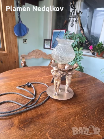 Стара лампа,година неизвестна., снимка 7 - Антикварни и старинни предмети - 50480558