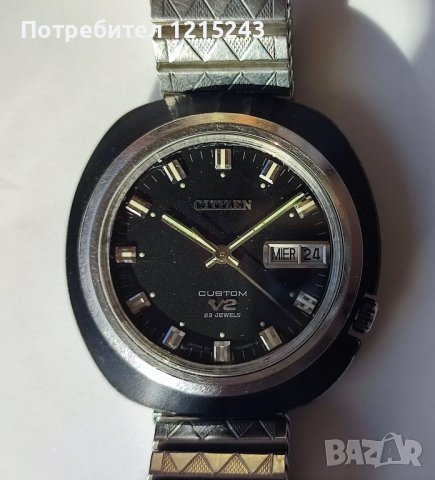 Citizen custom v2 vintage часовник, снимка 2 - Мъжки - 40149047