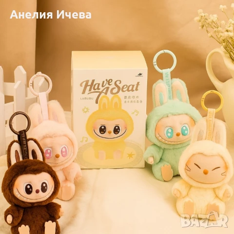 Мини музикална фигурка Labubu със светлинни , снимка 2 - Фигурки - 51070059