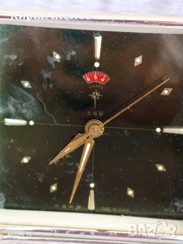Стар механичен будилник POLARIS MADE IN CHINA рядък перфектно състояние за КОЛЕКЦИЯ ДЕКОРАЦИЯ 49188, снимка 2 - Антикварни и старинни предмети - 51952601