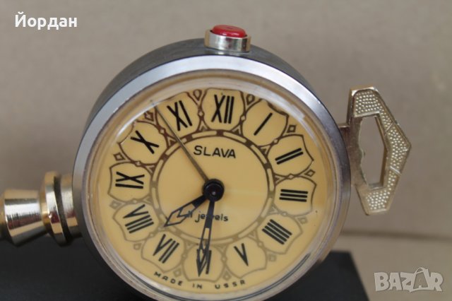 СССР будилник "Слава", снимка 3 - Други ценни предмети - 37981417