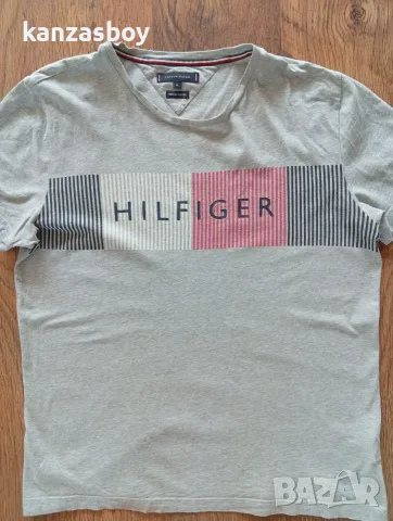 Tommy Hilfiger - мъжка тениска р-р XL, снимка 5 - Тениски - 55887357