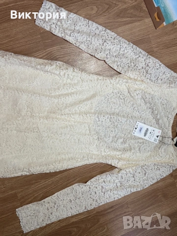 Нова рокля с дълъг ръкав на Zara , снимка 2 - Рокли - 53067640