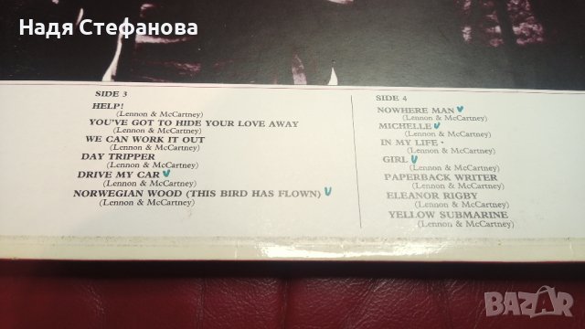 Двоен албум на Битълс THE BEATLES on red vinyl 1962/1966, снимка 11 - Грамофонни плочи - 44181929