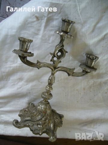 Старинни Свещници, снимка 6 - Антикварни и старинни предмети - 52589120