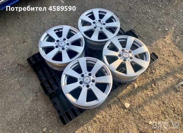 4бр.Алуминиеви джанти 16цола 5x112 ET39 за Mercedes C-Class(2007-2023),A-Class,B-Class,CLA, снимка 3 - Гуми и джанти - 51804046