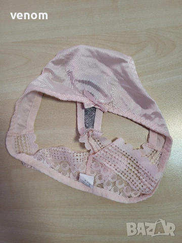 Сатенени прашки с декоративна панделка и дантелен гръб, снимка 5 - Бельо - 53036006