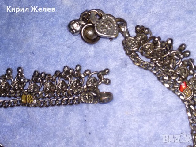 СТАРИНЕН ПОСРЕБРЕН ЕТНОГРАФСКИ РЯДЪК АВТОРСКИ НАКИТ ОГЪРЛИЦА За НОСИЯ КОЛЕКЦИЯ РЪЧНА ИЗРАБОТКА 34531, снимка 11 - Антикварни и старинни предмети - 40552658