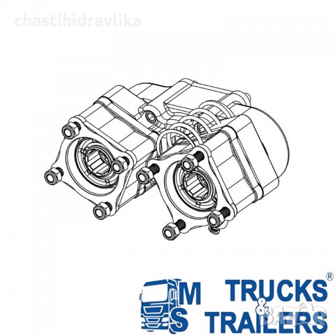 PTO Включвател за скоростна кутия ZF - за две помпи 50290321P0, снимка 3 - Части - 34972359