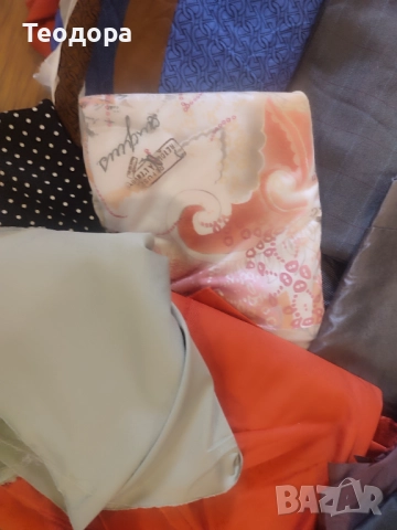 Кашон с разнообразни остатъчни платове до 4 метра, снимка 5 - Платове и дамаски - 52435602