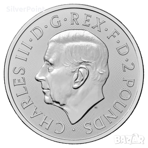 Сребърна монета Британски лъв 2025, снимка 2 - Нумизматика и бонистика - 52855049
