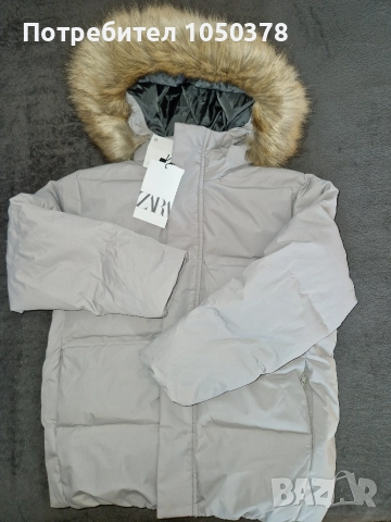 Zara детско яке: термо-запечатано пухено и водоотблъскващо 128-134см, снимка 7 - Детски якета и елеци - 52611075