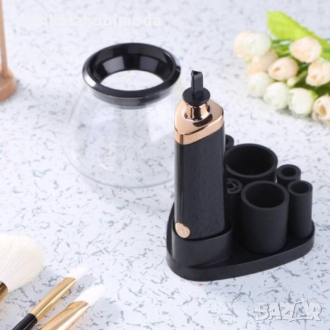 Електрическа машинка за почистване на четки за грим, 8 силиконови накрайника, снимка 4 - Други - 31862091