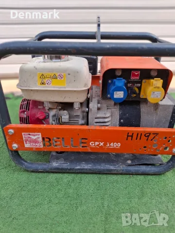 Бензинов генератор Belle GPX 3400, снимка 2 - Генератори - 55970395