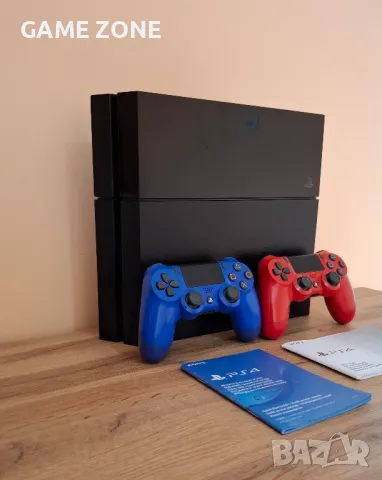 Playstation 4 Red Blue Гаранция , снимка 1 - PlayStation конзоли - 49435526