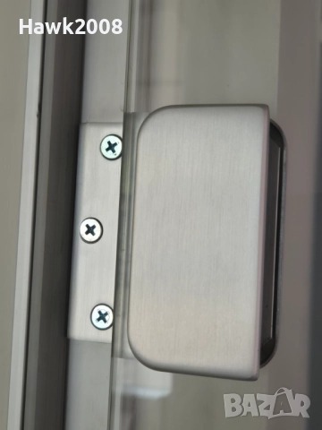 Спешно Комплект стъклена фирмена стъклена интериорна врата, снимка 7 - Интериорни врати - 51736235