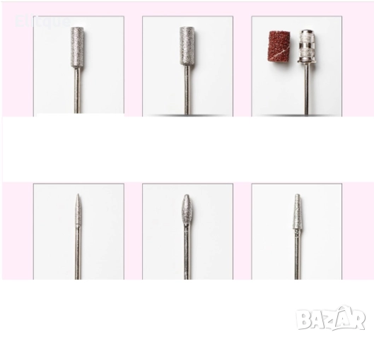 Многофункционална електрическа пила за маникюр и педикюр с 6 приставки, снимка 4 - Продукти за маникюр - 52607256