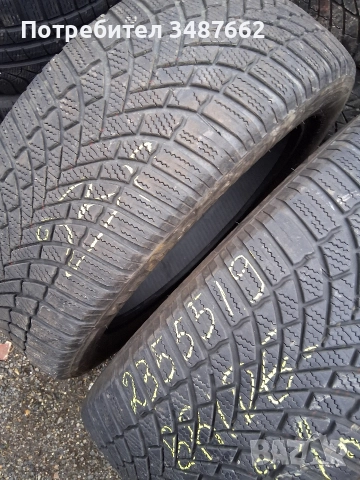 235 55 19 BRIDGESTONE 4броя зимни дот 2021г , снимка 3 - Гуми и джанти - 52653295