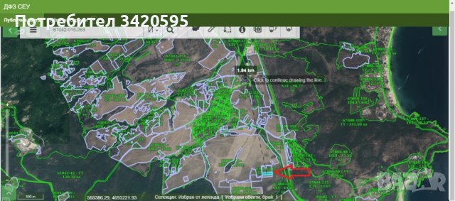  Собственик  Продава земеделска земя, снимка 2 - Земеделска земя - 37179552