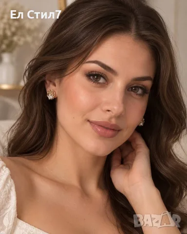 Стилни обеци  🖤, снимка 12 - Обеци - 56108417