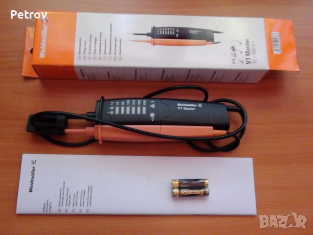 WEIDMÜLLER VT Master - ТОП-PROFI Електроизмервателен Уред: 12-690V AC/DC , "верига", сфазиране L1,L2, снимка 2 - Клещи - 37296960