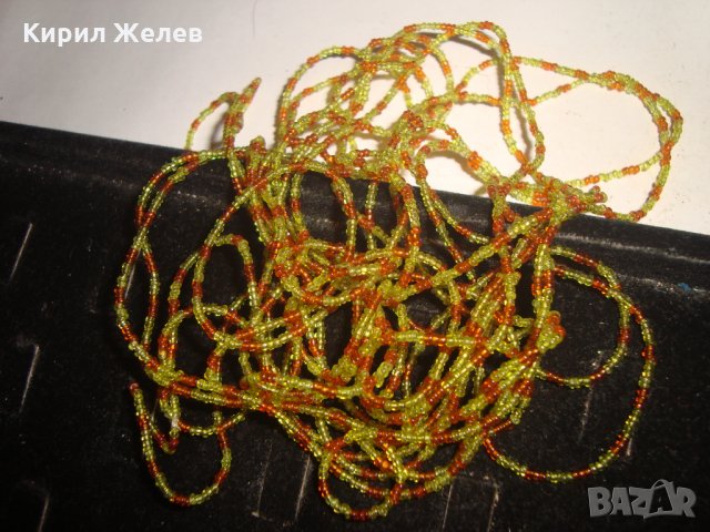 ХИЛЯДИ МЪНИСТА НАНИЗ НЕЖНО РЕТРО АРТ КОЛИЕ ОГЪРЛИЦА РЪЧНА ИЗРАБОТКА 19231, снимка 9 - Колиета, медальони, синджири - 31450821